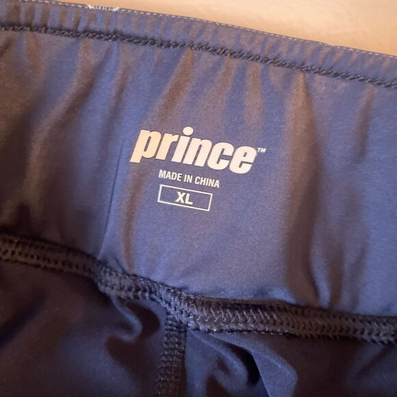 Prince Tennis Skort Navy with Racket Print SZ XL - Picture 6 of 7